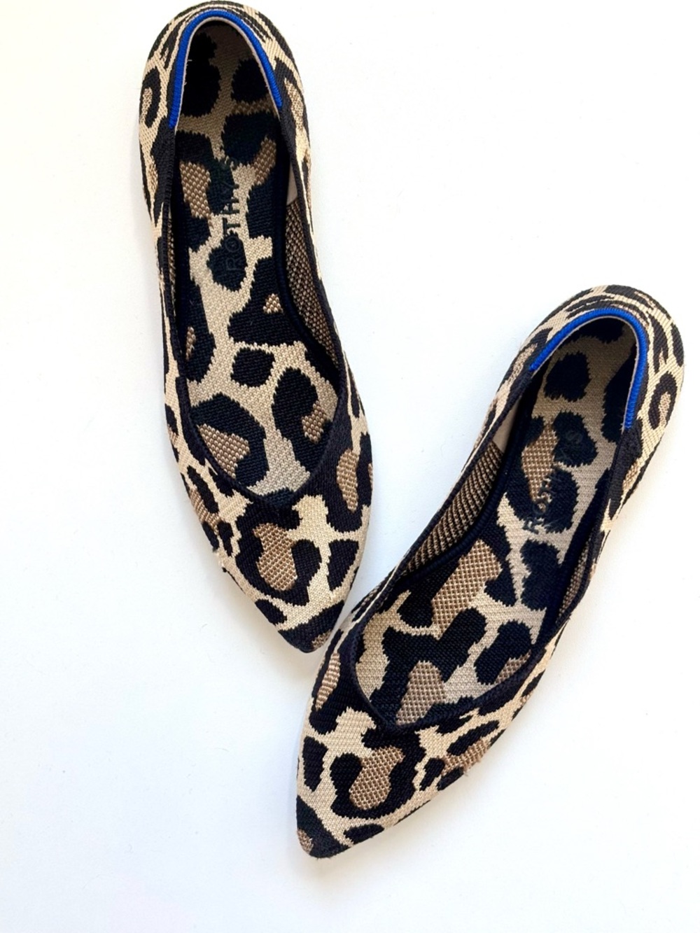 Rothy’s The Point Flats in Leopard Print
Women’s size 9